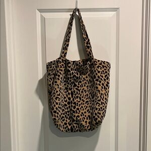 Leopard Print Tote Bag